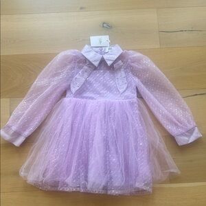 Purple Lola and boys dress size 6